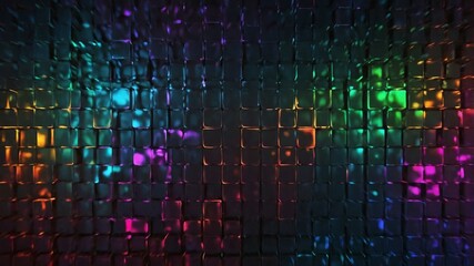 Fototapeta premium Abstract digital background Can be used for technological processes square line futuristic technology processing background.