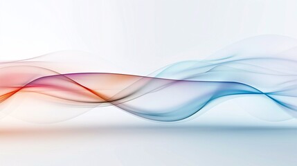 Obraz premium A modern abstract background featuring flowing lines and vibrant colors, with ample copy space in the center for text or design elements.