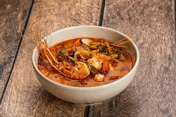 Thai traditional cuisine - Tom Yum soup
