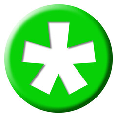 Green Star Button