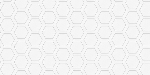 Abstract White Hexagonal Background. Luxury White Pattern. Vector Illustration. Futuristic abstract honeycomb mosaic white background. geometric mesh cell texture. modern futuristic wallpaper.