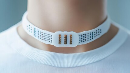 Biocompatible materials for wearable sensors, showcasing biotechnology in personal health