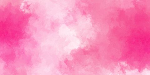 Fototapeta premium abstract colorful background with bokeh .Delicate sepia background with paint stains watercolor texture .subtle watercolor pink yellow blue gradient illustration. 