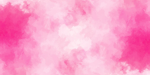 Fototapeta premium abstract colorful background with bokeh .Delicate sepia background with paint stains watercolor texture .subtle watercolor pink yellow blue gradient illustration. 