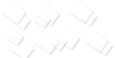 Silver color square pattern on banner with shadow. Vector Abstract Elegant white and grey Background. Abstract white Pattern. Squares Texture. Abstract background with lines White Abstract Background.