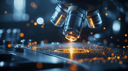 Fototapeta premium Healthcare technology Medical revolution and the advance of technology Medical Research Ai IntelligenceTransformation of innovation and technology for future Health : Generative AI