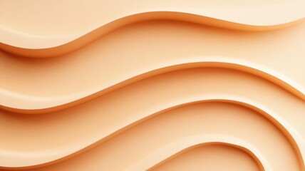 Obraz premium Abstract background with soft peach wavy lines.