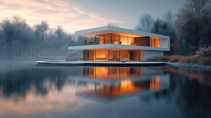 Modern Architecture by the Lake