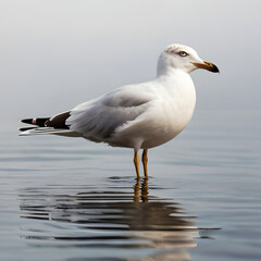 seagull on the beach,seagull on white background