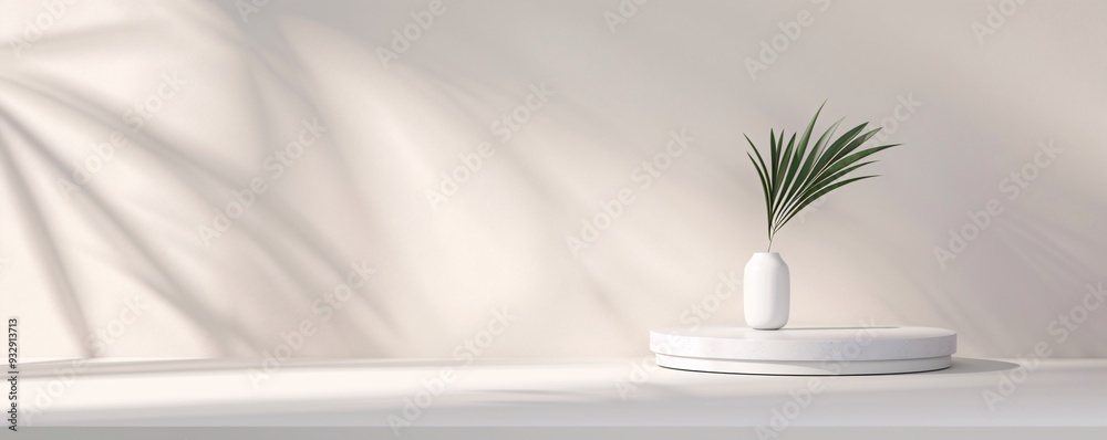 Poster a minimalist 3d background with subtle textures and a soft gradient provides an ideal platform for p