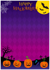 ハロウィン背景_ジャックオーランタン