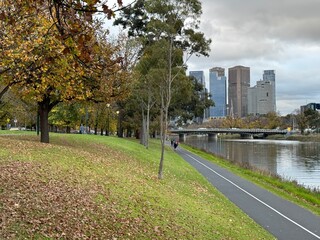 Yarra River Melbourne in Autumn