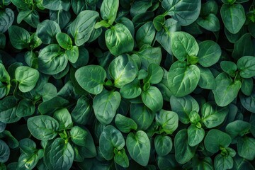 Top view of full image with spinach background