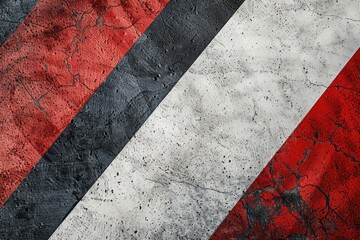 Top view of textured asphalt finish line in a racing background