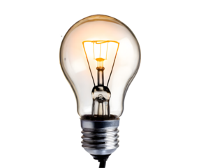 creative of simplifying complex process lightbulb on a white isolated background. Generative AI.