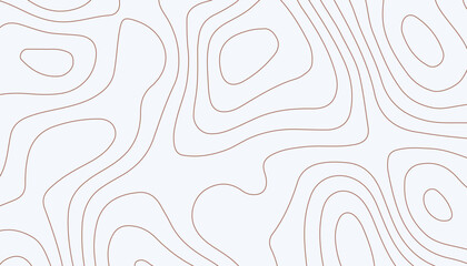 Fototapeta premium Topographic pattern texture. Topographic Map. Geographic topography vector illustration. Abstract circle lines background. Abstract blank detailed topographic contour map.