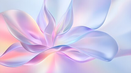 Fototapeta premium Zen mandala, intricate details, soothing pastel colors, futuristic hologram effects, calming background