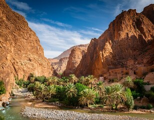 todra gorges in morocco scenic landscape