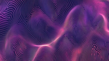 Fototapeta premium A charming abstract rhythmic wavy line graphic.