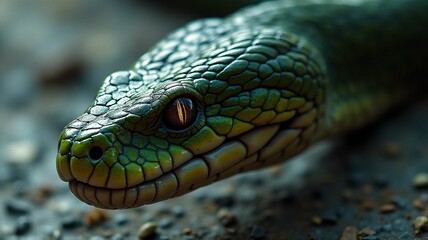 Obraz premium Close up of a snake