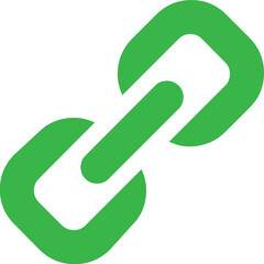 Chain link icon design logo