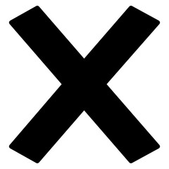 Obraz premium X Sign