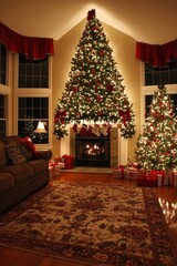 Merry Christmas and Happy New Year background. Holiday poster. Xmas banner. Merry Christmas greeting card