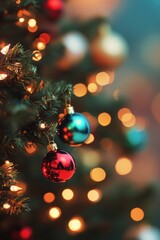 Merry Christmas and Happy New Year background. Holiday poster. Xmas banner. Merry Christmas greeting card