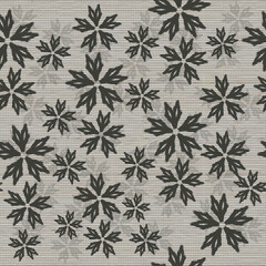 A seamless floral pattern featuring vintage-inspired flowers, perfect for wallpaper or fabric