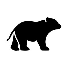Naklejka premium Bear
