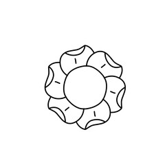 Thai identity floral pattern