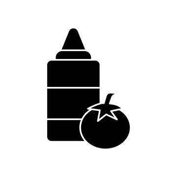 recommend clip art: ketchup concept line icon. Simple element illustration. ketchup concept outline symbol design.