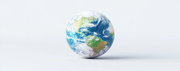 Earth's climate zones highlighted, environmental science concept, featuring natural colors and textures