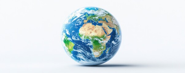 Earth's climate zones highlighted, environmental science concept, featuring natural colors and textures