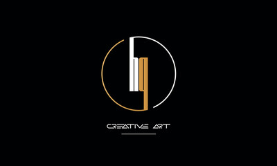HQ, QH, H, Q abstract letters logo monogram