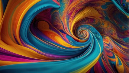 A vibrant abstract design