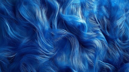 Obraz premium Vibrant blue textured fiber abstract, for backgrounds, textile designs, and creative art projects