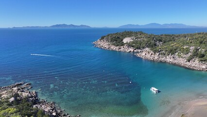 Aerial photo of Magnetic Island Queensland Australia