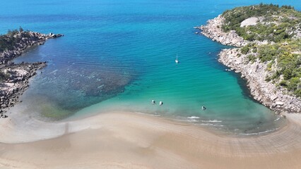 Aerial photo of Magnetic Island Queensland Australia
