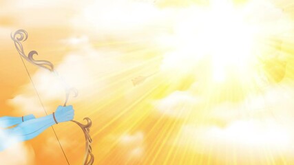 Happy Dussehra 2024 creative animation video, Bhagwan Ram Lord Rama killing Ravana, victory over evil preserving and establishing dharma again... vector animation in 4k