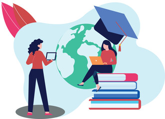 Girls are learning globally.