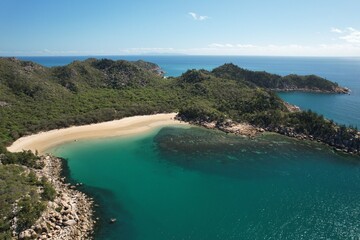 Fototapeta premium Aerial photo of Magnetic Island Queensland Australia