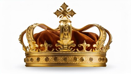 Fototapeta premium king's golden isolated on transparent background