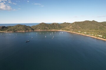 Aerial photo of Magnetic Island Queensland Australia