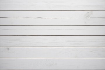 Close-up of white wooden plank with grain and texture