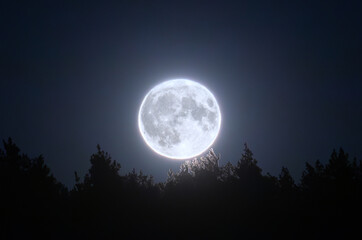 August super moon 2024. Travel.