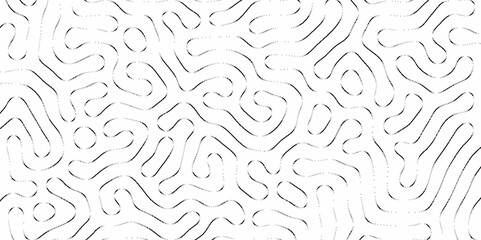 Abstract Turing organic wallpaper with background. Turing reaction diffusion monochrome seamless pattern with chaotic motion. Natural seamless line pattern. Linear design with biological shapes.