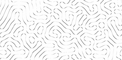 Obraz premium Abstract Turing organic wallpaper with background. Turing reaction diffusion monochrome seamless pattern with chaotic motion. Natural seamless line pattern. Linear design with biological shapes.