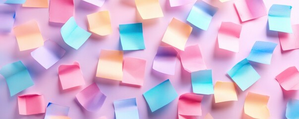 crowdfunding board filled with colorful notes, representing community finance and collaborative funding efforts.