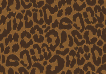Leopard skin print illustration vector seamless pattern wallpaper, Animal print wildlife art print